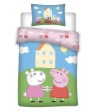 Obliečky do postieľky Peppa Pig 100/135, 40/60