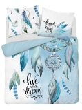 Francúzske obliečky Lapač snov blue 220/200, 2x70/80