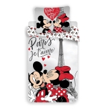Obliečky Mickey a Minnie Paríž Eiffelova veža 140/200, 70/90