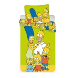 Obliečky Simpsons Family green 140/200, 70/90