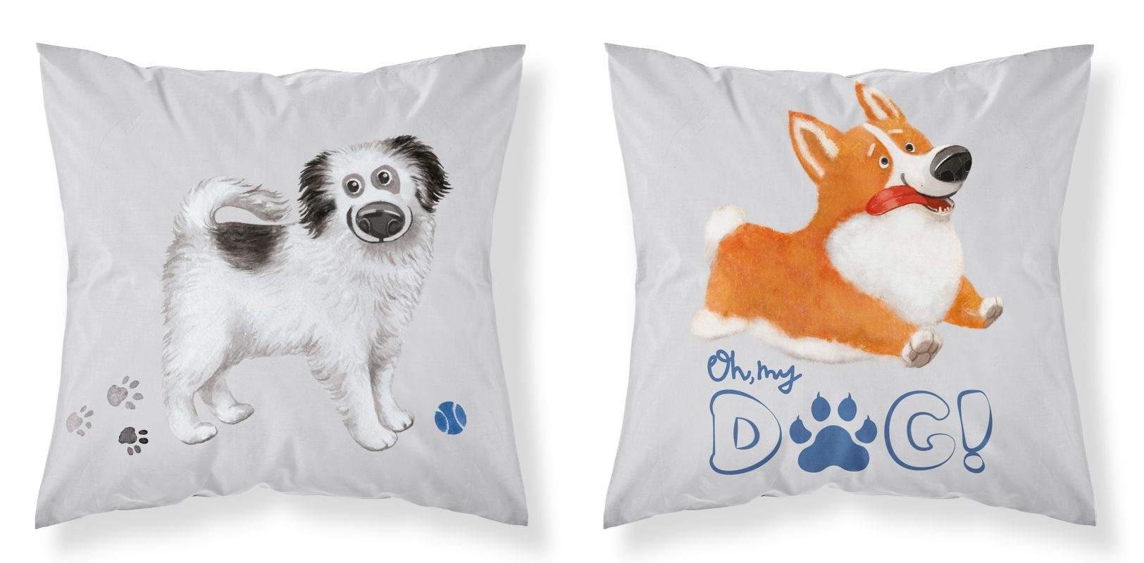 Obliečka na vankúšik Psíci 40/40