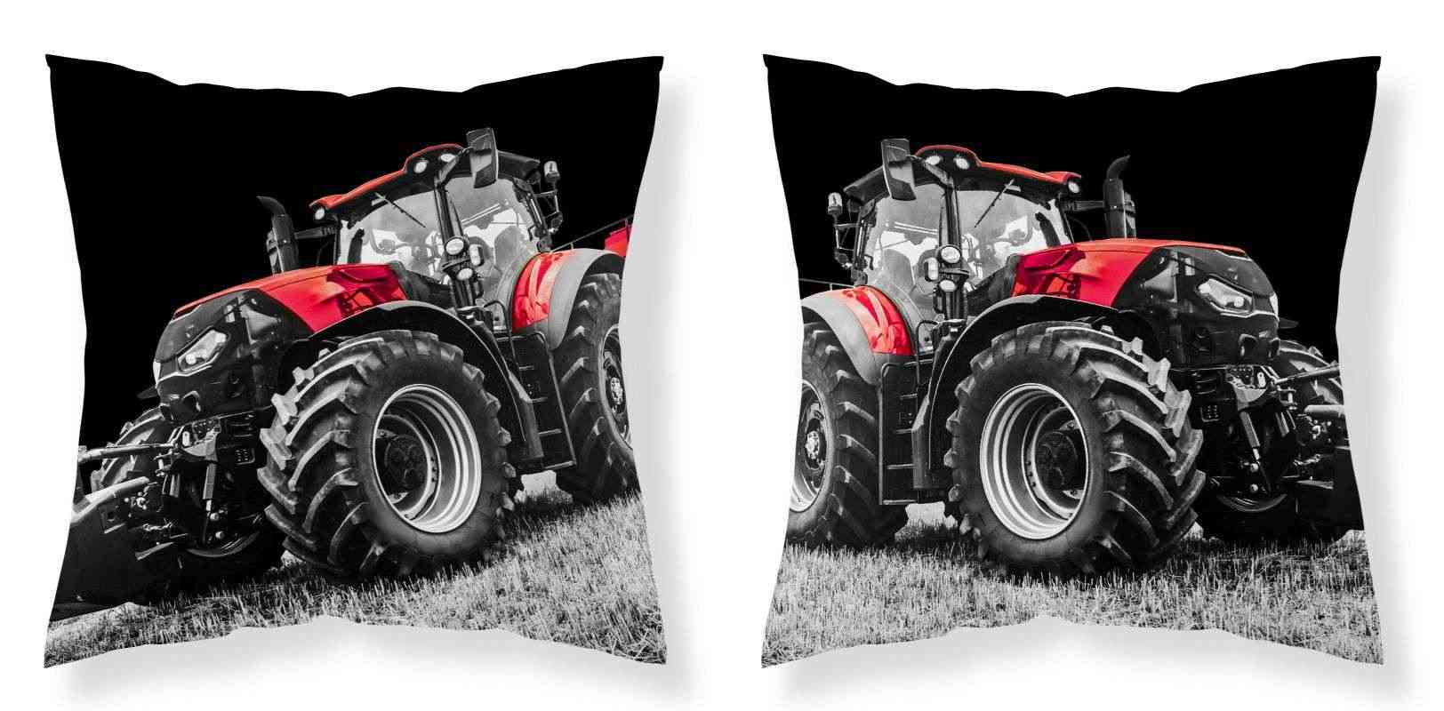 Obliečka na vankúšik Traktor red micro 40/40