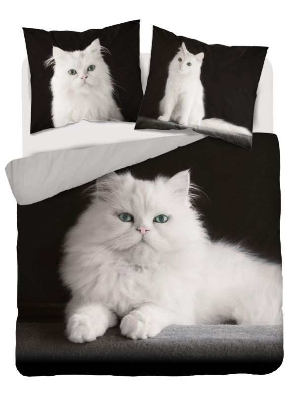 DETEXPOL Francúzske obliečky Perzská mačka  Bavlna, 220/200, 2x70/80 cm