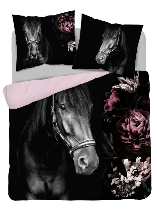 DETEXPOL Francúzske obliečky Kôň Romantic  Bavlna, 220/200, 2x70/80 cm