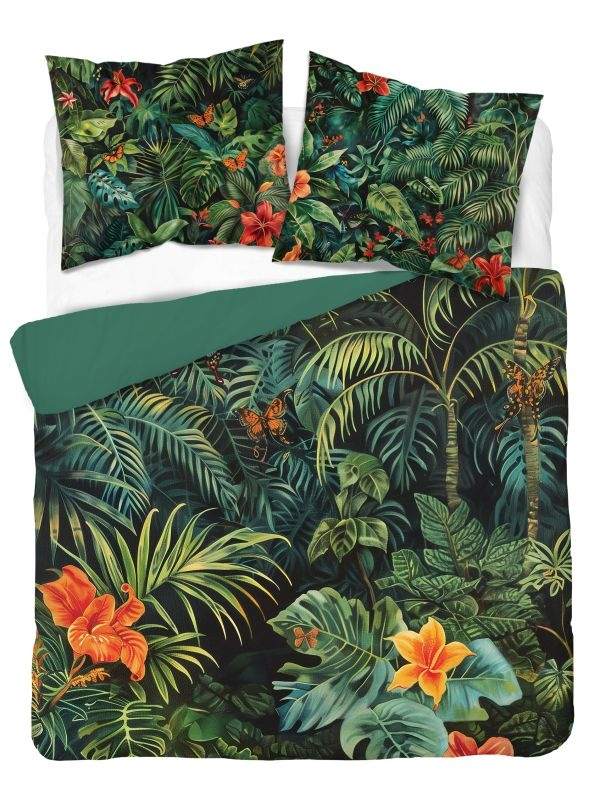 Francúzske obliečky 3D Tropická záhrada micro 220/200, 2x70/80