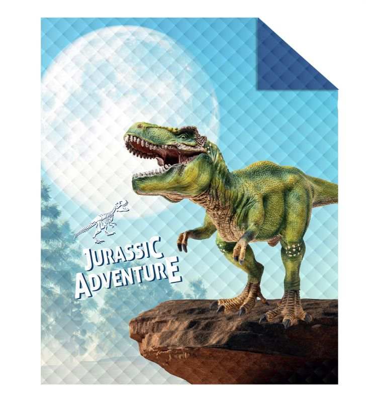 Přehoz na posteľ Dino T-rex 170/210