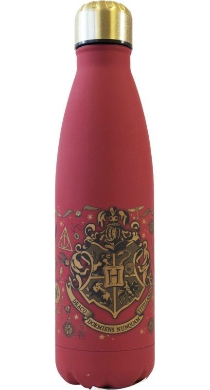 EUROSWAN Nerezová fľaša na pitie Harry Potter Icon Red  Potravinářská nerezová ocel 18/8, 500 ml