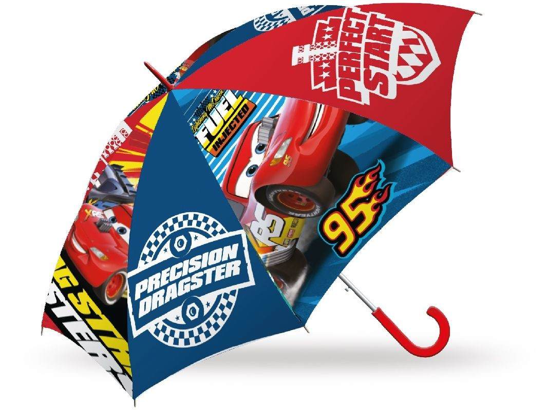 EUROSWAN Vystreľovací dáždnik Cars Fuel Polyester, průměr 85 cm