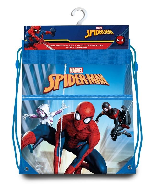 EUROSWAN Taška na telocvik a prezúvky Spiderman Paralelné svety  Polyester, 38/30 cm