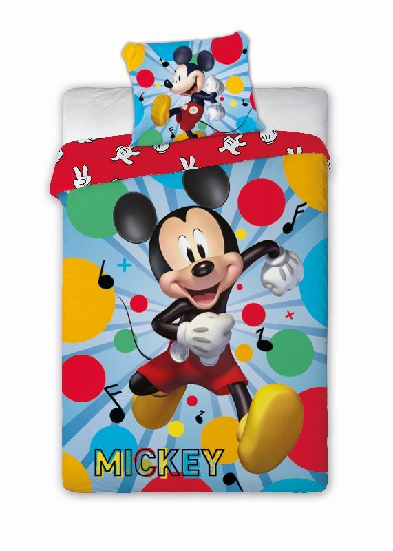 FARO Obliečky Mickey Happy Bavlna, 140/200, 70/90 cm