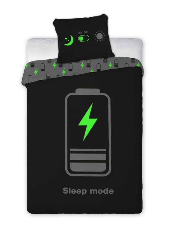 Obliečky Sleep Mode svietiace 140/200, 70/90