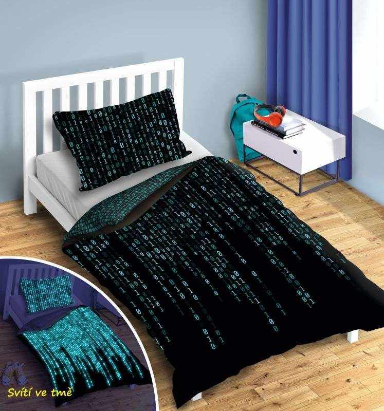 Obliečky Matrix svietiace 140/200, 70/90
