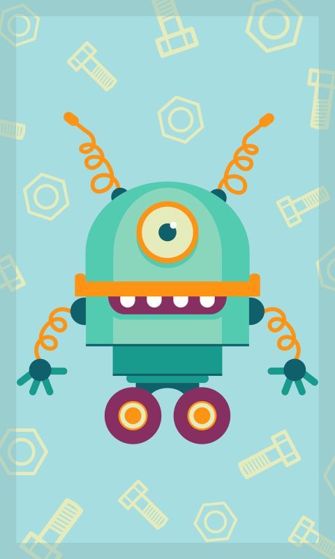 Detský uterák Robot 50/30