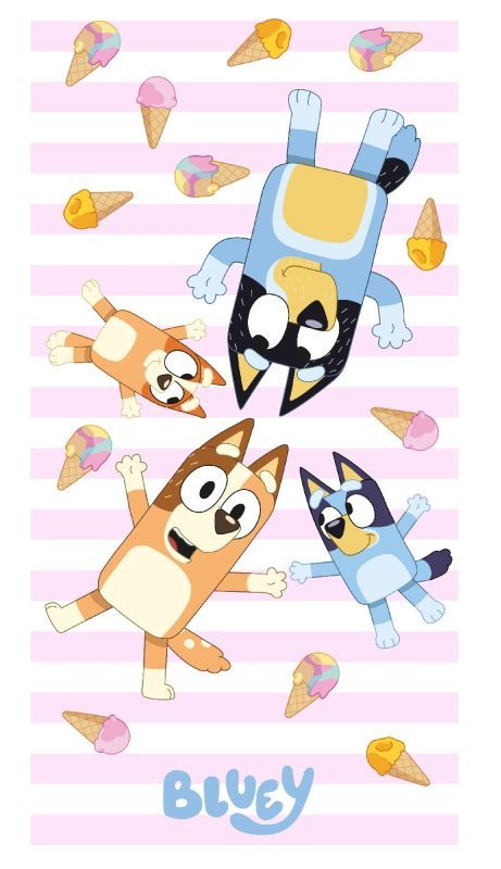 Osuška Micro Bluey zmrzlina 70/140