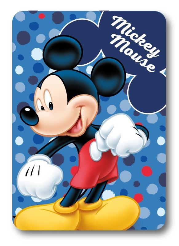 Fleece deka Mickey bodky 100/140