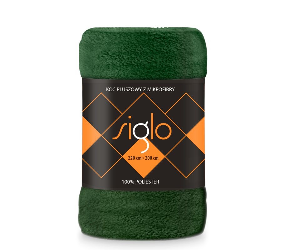 Deka mikroplyš super soft fľaškovo zelená 220/200