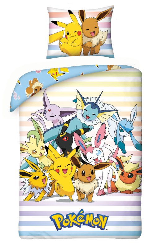 Obliečky Pokémon partia 140/200, 70/90