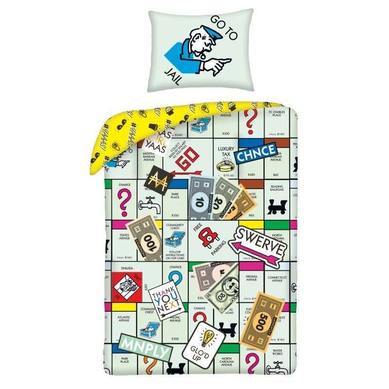 Obliečky vo vaku Monopoly Go 140/200, 70/90