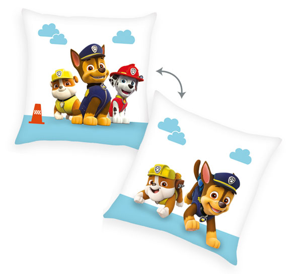 Vankúš Paw Patrol biely 40/40