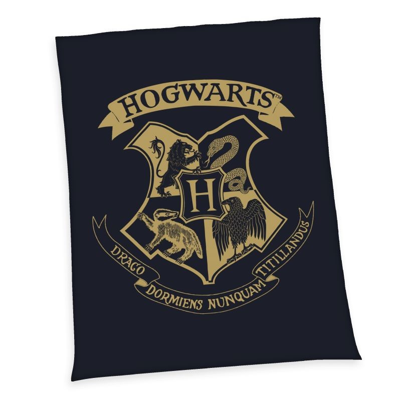 HERDING Micropolar fleece deka Harry Potter  Polyester, 150/200 cm