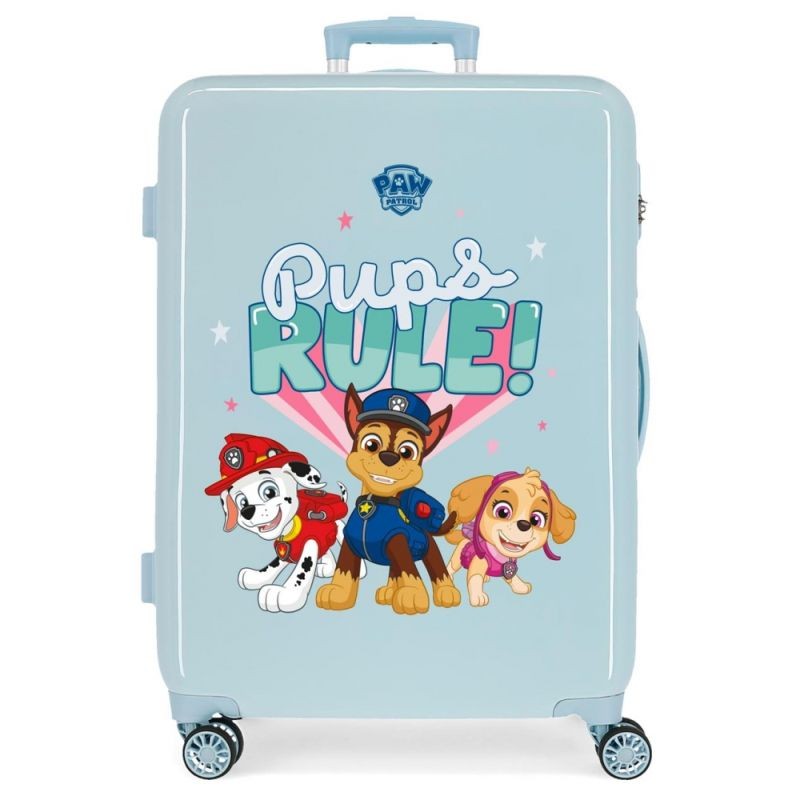 Cestovný kufor ABS Paw Patrol Pups rule 68 cm