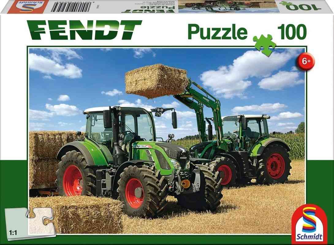 Puzzle Traktory Fendt 724 Vario a Fendt 716 Vario 100 dielikov