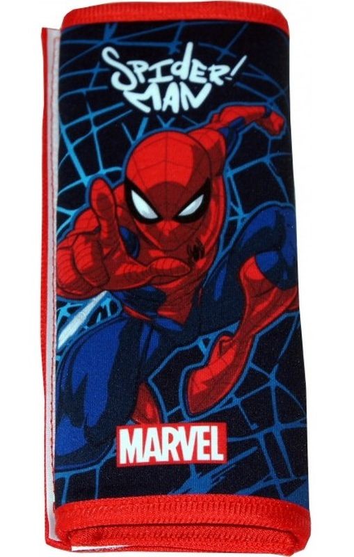 SEVEN Poťah bezpečnostného pásu Spiderman polyester, 1x 9x18 cm