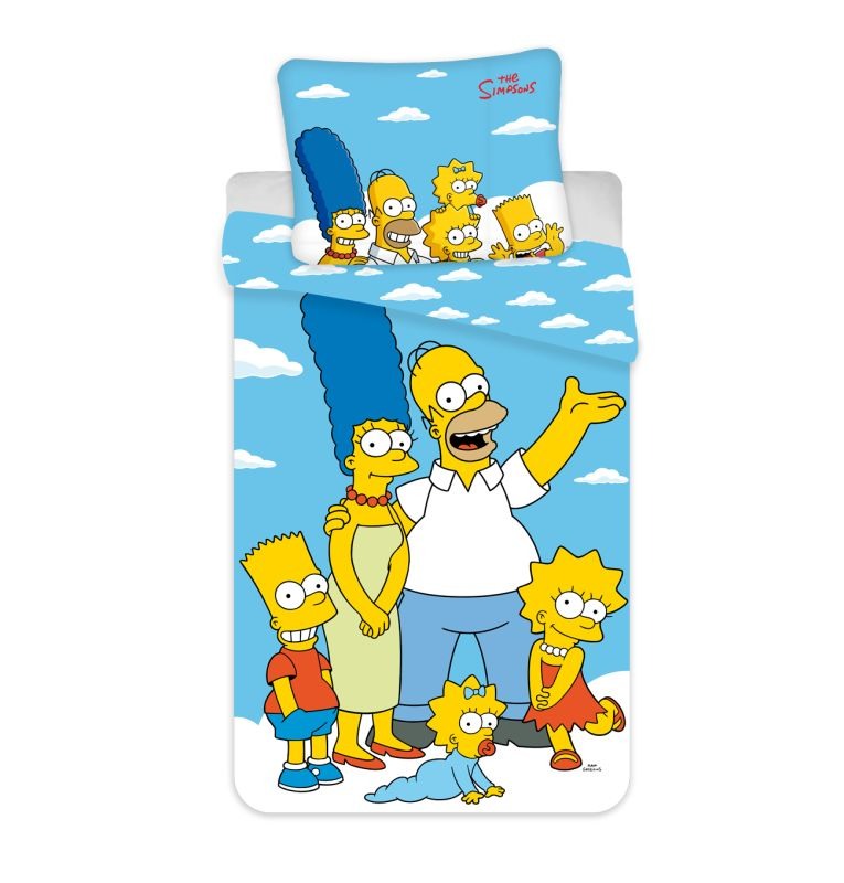 Obliečky Simpsons Family Clouds 02 140/200