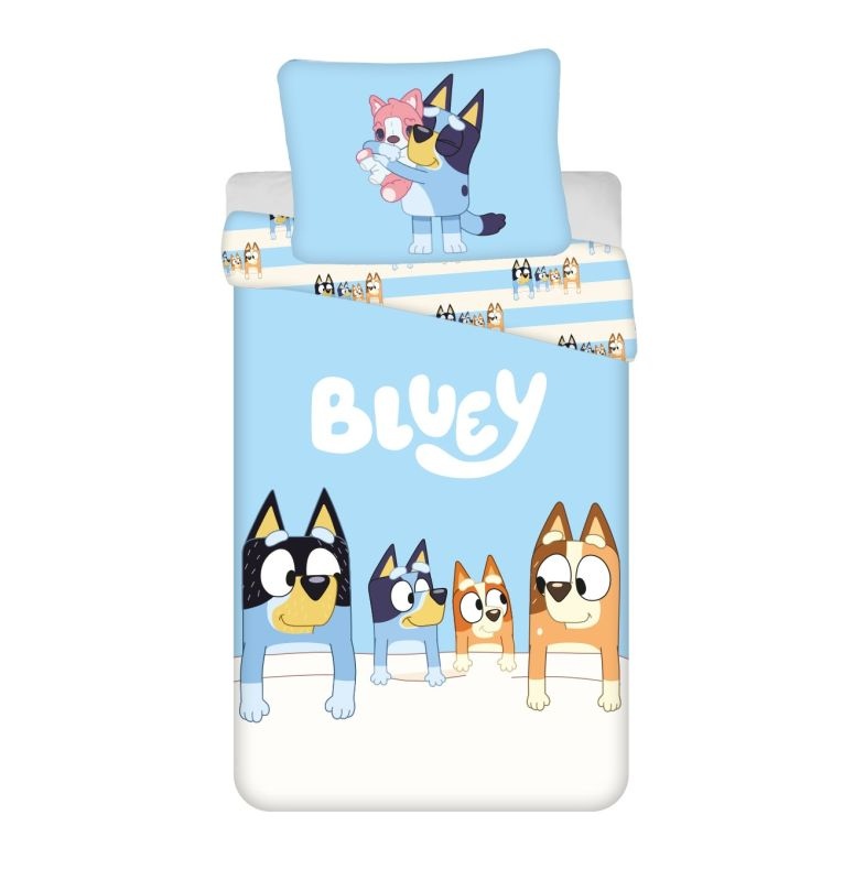 Obliečky Bluey 140/200, 70/90