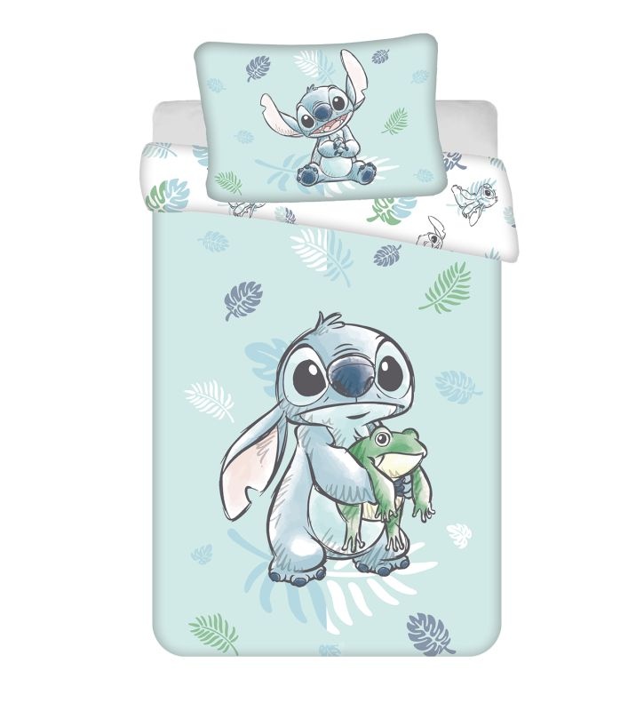 Obliečky do postieľky Lilo and Stitch Frog baby 100/135, 40/60