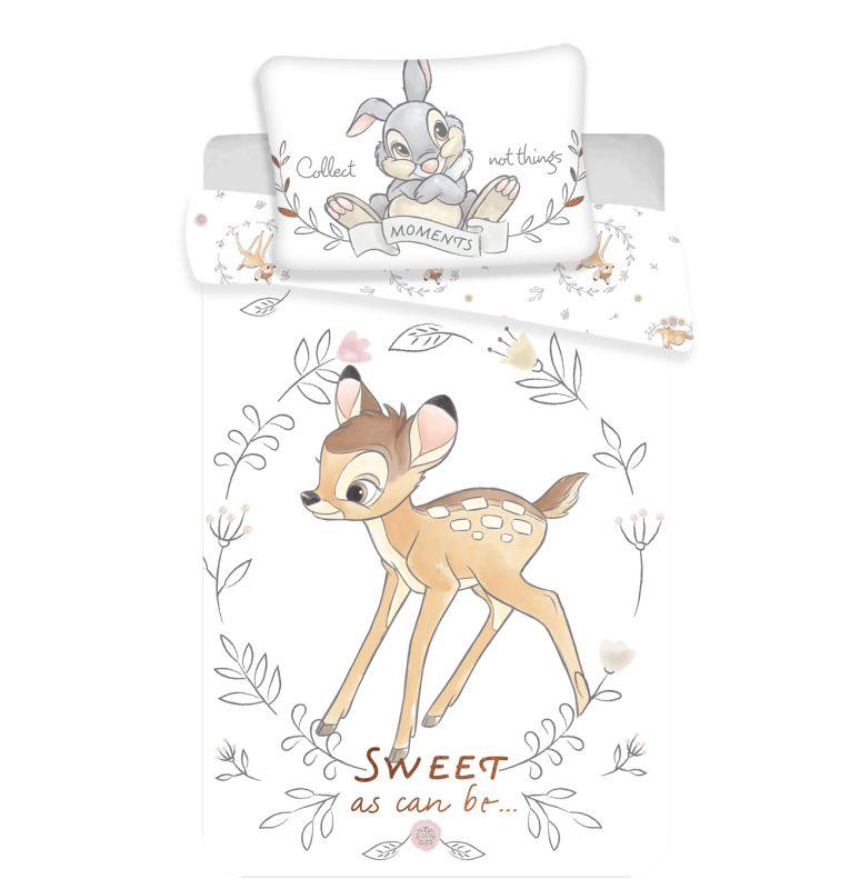 JERRY FABRICS Obliečky do postieľky Bambi sweet baby  Bavlna, 100/135, 40/60 cm