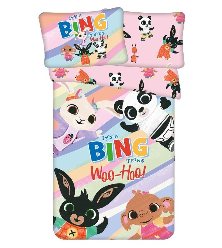 Obliečky do postieľky Králiček Bing Its a thing baby 100/135, 40/60