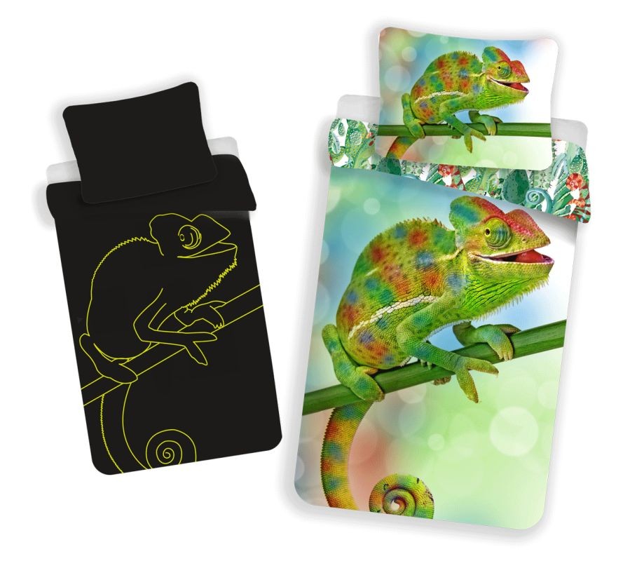 Obliečky Chameleon svietiace 140/200, 70/90