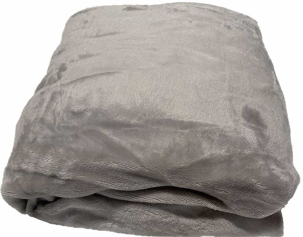 Plachta mikroplyš svetlo sivá 90/200