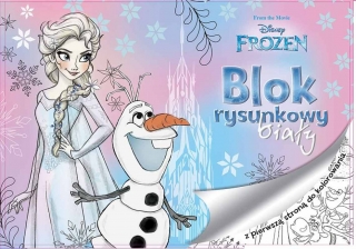 Blok na kreslenie s omaľovánkou Ľadové Kráľovstvo Elsa