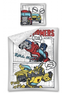 Obliečky Transformers komiks 140/200, 70/80