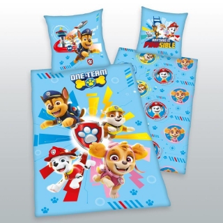 Obliečky Paw Patrol blue 140/200, 70/80