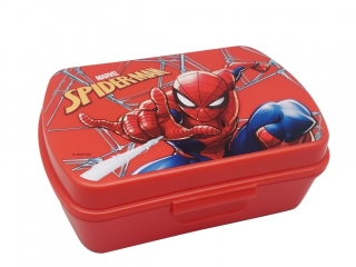 Box na desiatu Spiderman red