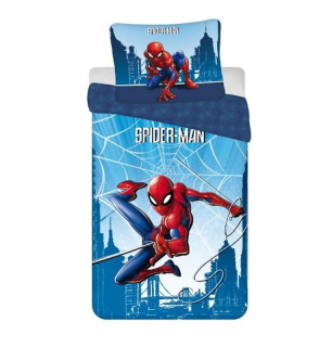 Obliečky Spiderman Blue 04 140/200, 70/90