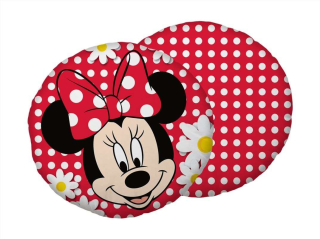 Tvarovaný mikroplyšový vankúšik Minnie Red 03
