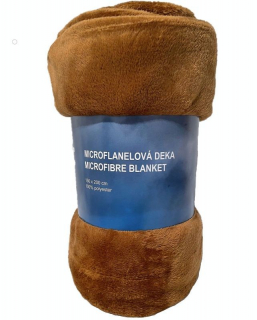 Deka microflanel super soft Hnedá 150/200