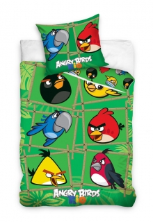 Obliečky Angry Birds Rio Bamboo 140/200