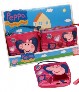Kabelka a peňaženka Peppa Pig Srdce