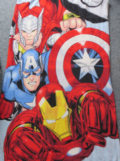 Micropolar fleece deka Avengers 100/140 cm
