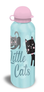 ALU fľaša Mačičky modrá 500 ml
