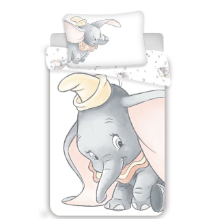 Obliečky do postieľky Dumbo Grey baby 100/135, 40/60